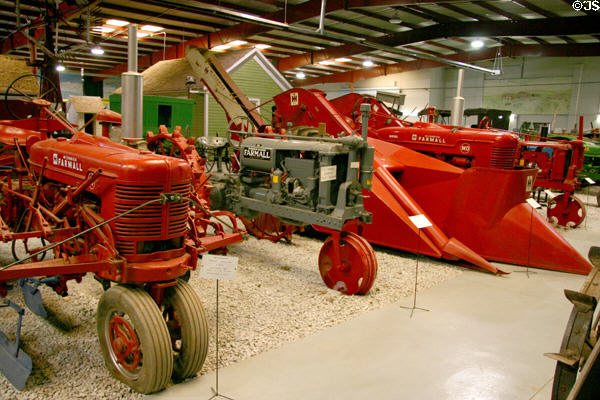 Collection of farm tractors at Aurora Plainsman Museum. Aurora, NE.