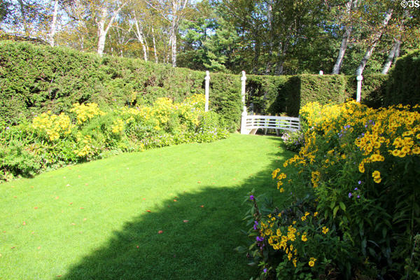 Garden nook at Saint-Gaudens NHS. Cornish, NH.
