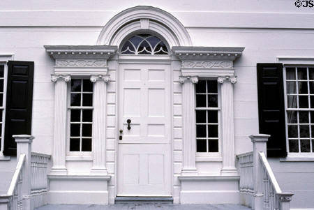 Jacob Ford house doorway to Washington's Headquarters. Morristown, NJ.