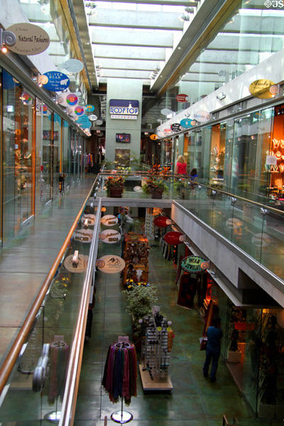 Santa Fe Arcade (60 E. San Francisco St.). Santa Fe, NM.