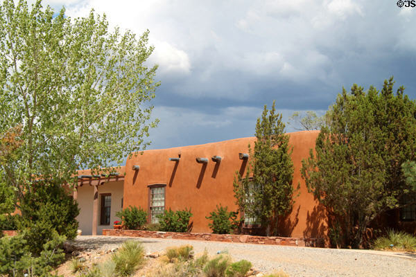 Museum of Spanish Colonial Art on Museum Hill. Santa Fe, NM.