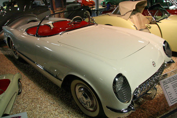 Chevrolet Corvette 2934 Convertible (1953) of Detroit at National Automobile Museum. Reno, NV.