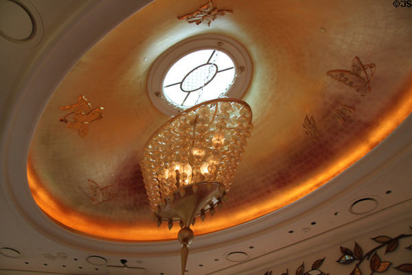 Umbrella-like lamps in Wynn Las Vegas. Las Vegas, NV.