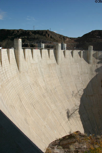 Hoover Dam named after Herbert Clark Hoover 31st U.S. President & champion of American electrification. Las Vegas, NV.