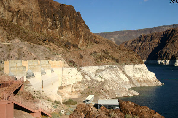 Spillway structure to carry possible floodwaters around Hoover Dam. Las Vegas, NV. Style: Art Deco. Architect: Gordon B. Kaufmann.