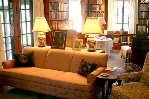Living room of Val-Kill. Hyde Park, NY.