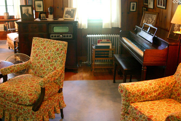 Living room of Val-Kill. Hyde Park, NY.