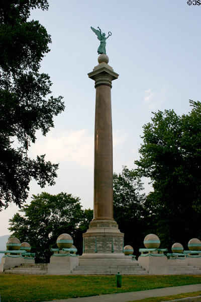 Battle Monument (1897) with Victory by Frederick MacMonnies on West Point campus. West Point, NY.