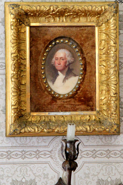 Portrait of George Washington at Grant Cottage SHS. Wilton, NY.