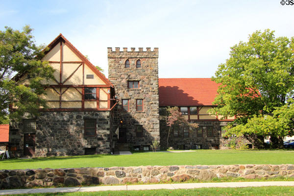 Print Shop (1901) on Roycroft Campus. East Aurora, NY.
