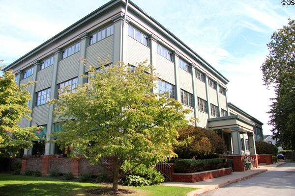 Main building (1905) at Roycroft Inn. East Aurora, NY. Architect: James Cadzow.