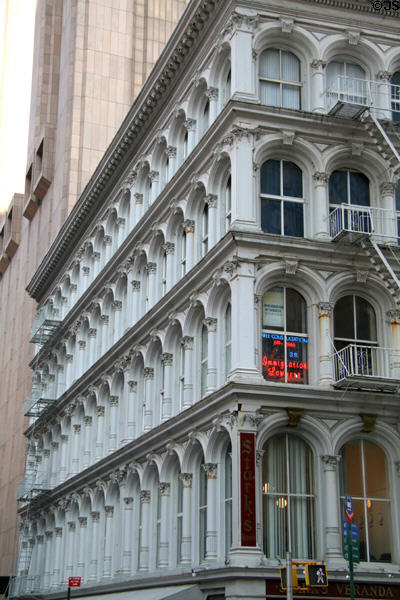 Former Met Life Home Office (1869) (319 Broadway at Thomas St.) cast-iron by Daniel D. Badger Architectural Iron Works. New York, NY. Architect: David & John Jardine.