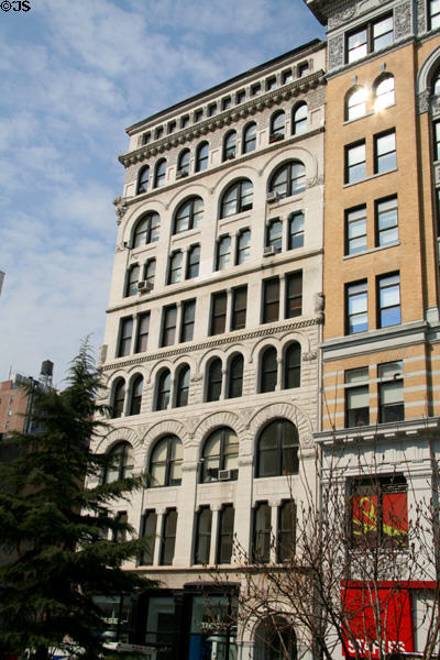 Lincoln Building (1890) (1-3 Union Square West). New York, NY. Style: Romanesque. Architect: Robert Henderson Robertson. On National Register.