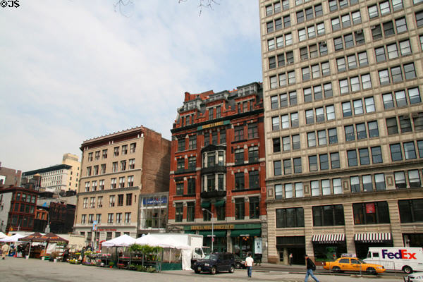 Northern side of Union Square. New York, NY.