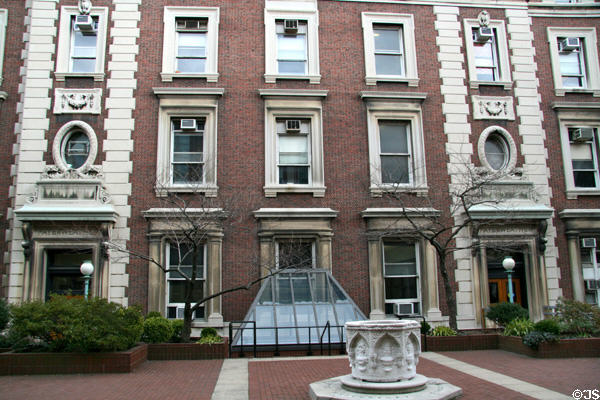 Fayerweather Hall (1896) at Columbia University. New York, NY. Architect: McKim, Mead & White.