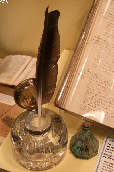 Inkwells at Whaling Museum. Cold Spring Harbor, NY.