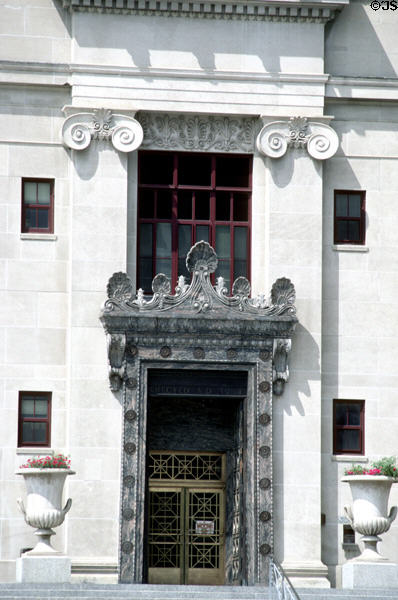 Columbus City Hall doorway detail. Columbus, OH.