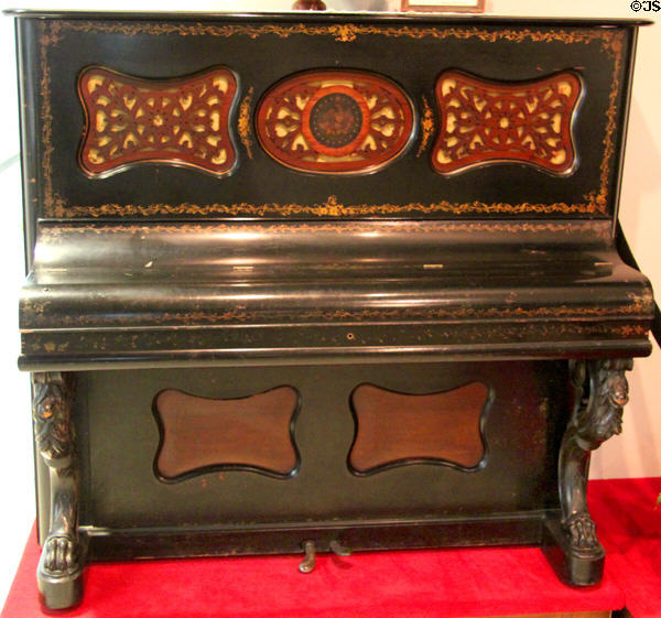 Piano by Bradbury Piano Co. of NY given to White House during Hayes' Presidency now at Hayes Museum. Fremont, OH.