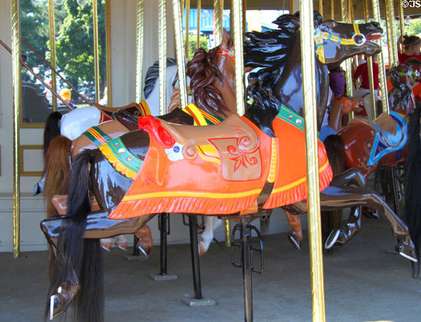 Carousel horses (1912) by Daniel Muller now at Cedar Point. Sandusky, OH.