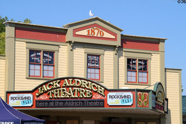 Frontier facades at Cedar Point. Sandusky, OH.