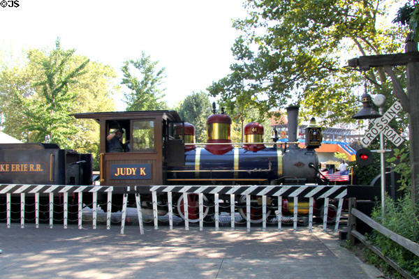 Cedar Point & Lake Erie Railroad at Cedar Point. Sandusky, OH.