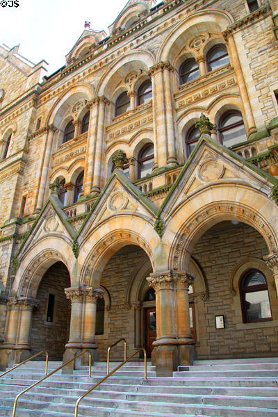Portal of former U.S. Court Building & Post Office. Columbus, OH.