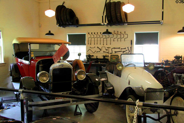 Maxwell touring car (1923) with body made in Dayton & Xenia cyclecar (1914) at Carillon Historical Park. Dayton, OH.