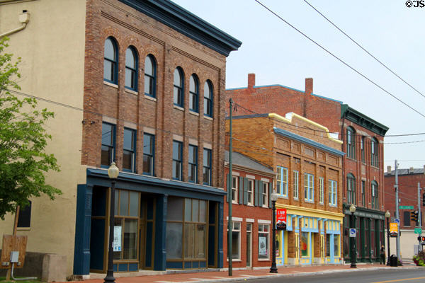 Heritage buildings preserved at Dayton Aviation Heritage National Historical Park. Dayton, OH.