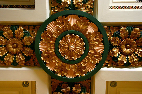 Ceiling detail of House in Oklahoma State Capitol. Oklahoma City, OK.
