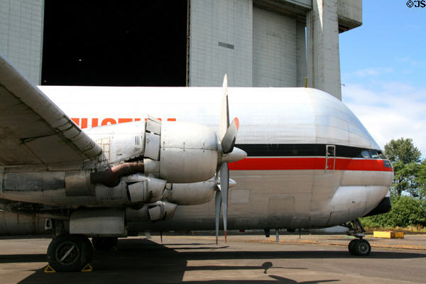 Boeing 377 Stratocruiser at Tillamook Air Museum. Tillamook, OR.