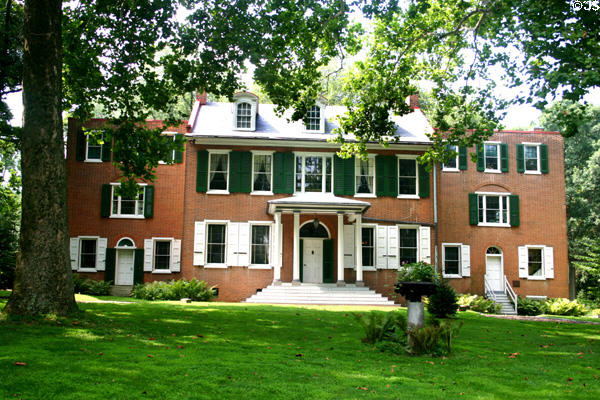 Wheatland (1828) home of President James Buchanan from 1848-1868 site of his death. Lancaster, PA. Style: Federal.