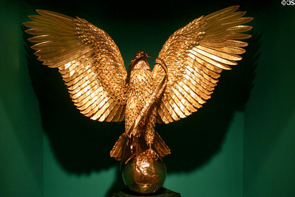 American eagle statue at National Liberty Museum. Philadelphia, PA.