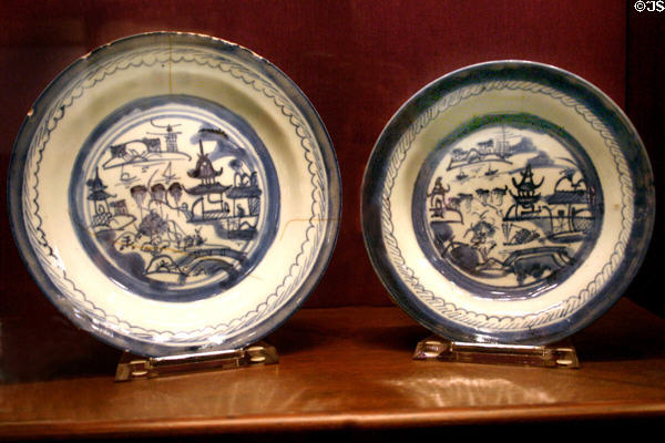 China used by George Washington in Liberty Museum. Philadelphia, PA.