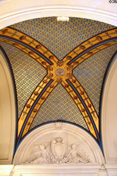 Arcade ceiling at The Breakers. Newport, RI.