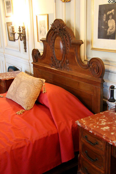 Mr. Vanderbilt's Bedroom at The Breakers. Newport, RI.