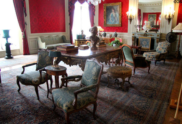 Sitting Room on second floor at The Elms. Newport, RI.