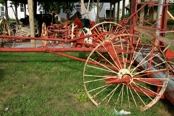 Collection of farm machinery at Dakota Discovery Museum. Mitchell, SD.