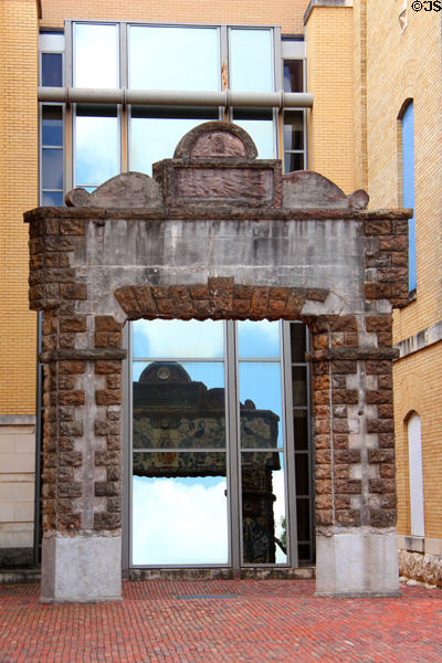 Urrutia Arch (1920s) made by Dionicio Rodriquez for a San Antonio mansion & now at Museum of Art. San Antonio, TX.