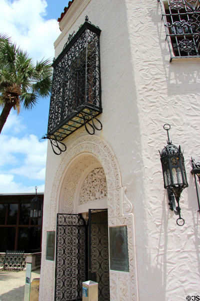 Details of ironwork & reliefs of McNay Art Museum. San Antonio, TX.