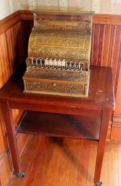 National Cash Register at Capt. Charles Schreiner Mansion. Kerrville, TX.