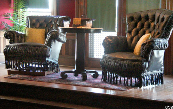 Sitting area on third floor at McFaddin-Ward House. Beaumont, TX.