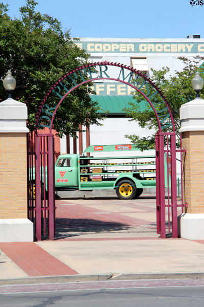 Antique Dr. Pepper delivery truck at Dr. Pepper Museum. Waco, TX.