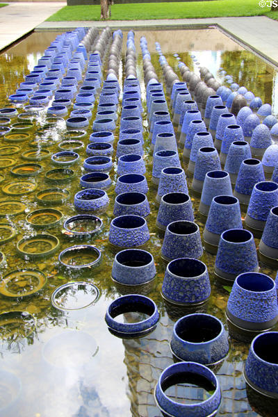 Details of Boolean Valley by Adam Silverman at Nasher Sculpture Center. Dallas, TX.