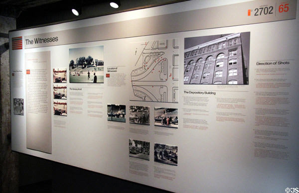 Who were the witnesses panel at The Sixth Floor Museum at Dealey Plaza. Dallas, TX.