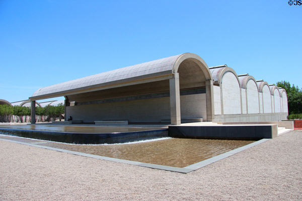 Louis Kahn Building (1972) at Kimbell Art Museum. Fort Worth, TX. Architect: Louis I. Kahn.