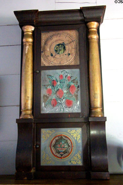 Clock by Seth Thomas with face replaced by Mr. French at John Jay French Museum. Beaumont, TX.