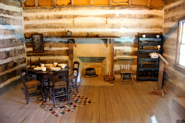 Parlor in Eggleston House. Gonzales, TX.