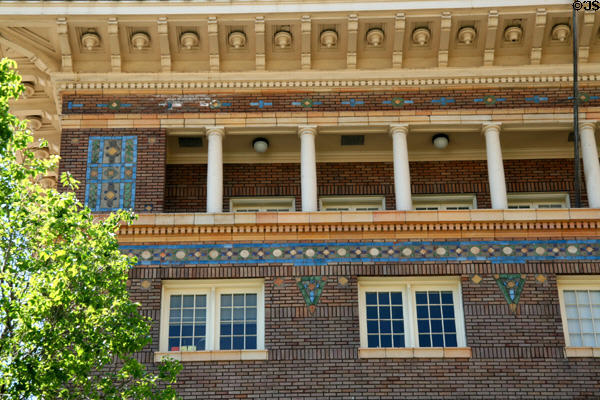 Renaissance-style balcony of Commercial Club. Salt Lake City, UT.