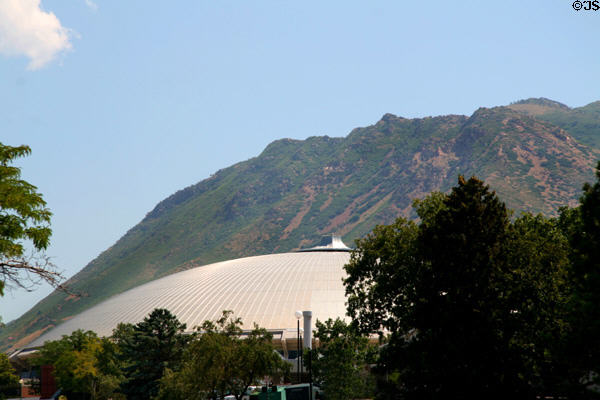 Huntsman Center for athletics at University of Utah. Salt Lake City, UT.