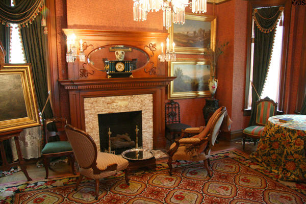 Living room of Hunter House museum. Norfolk, VA.